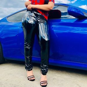 Latex pants from Fashion Nova